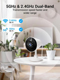 Indoor/Outdoor Security Camera for Home, Baby/Elder/Dog/Pet Camera