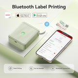 Label Maker Machine Bluetooth Label Printer for School Home Office Organization, Wireless Mini Labeler