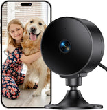 Indoor Security Camera 2K 3MP, Motion & Sound Detection, Real-Time Alerts, Two-Way Audio