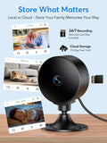 Indoor Security Camera 2K 3MP, Motion & Sound Detection, Real-Time Alerts, Two-Way Audio