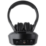 Wireless Headphones with Charging Station - Black